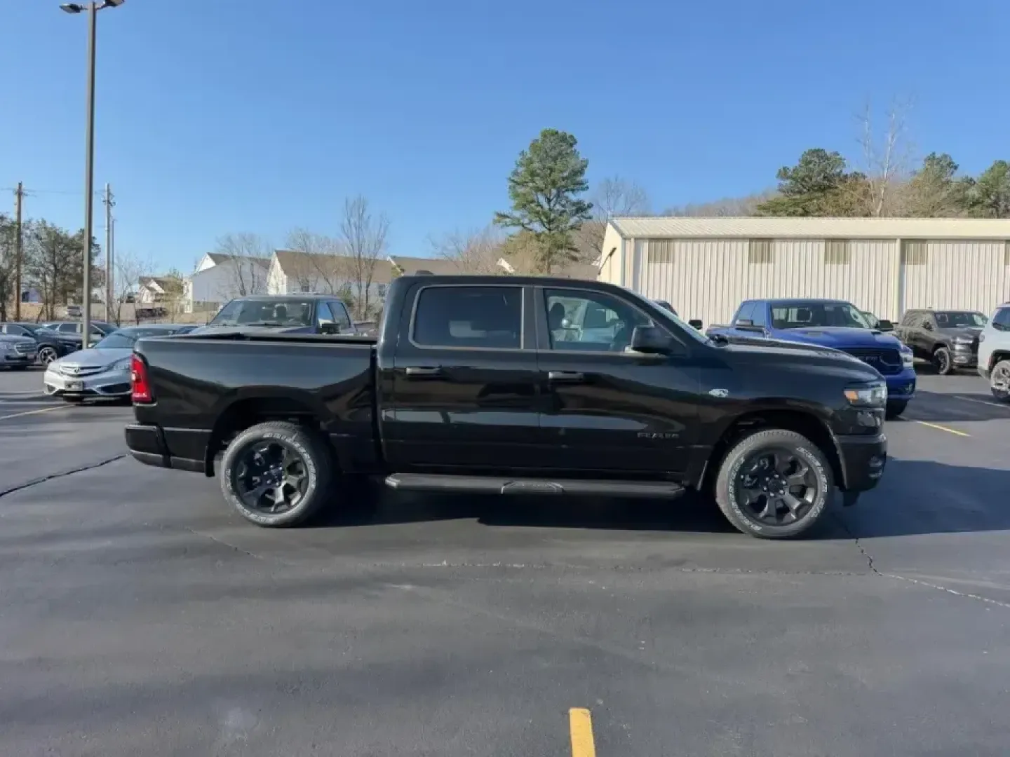 2026 /Diesel Gray/Black Cloth Ram 1500 Express (1C6SRFGT1TN) with an 5.7L engine, located at 970 Woodlawn Dr., Farmington, MO, 63640, (573) 431-7800, 37.825642, -90.468674 - Built for early-morning commutes down Highway 67, hauling gear for weekends at St. Joe State Park, and confidently tackling gravel driveways after a long day-this **2026 Ram 1500 Express** is the kind of truck that fits real-life in Southeast Missouri. With its bold **Black** exterior, practical **C - Photo#1
