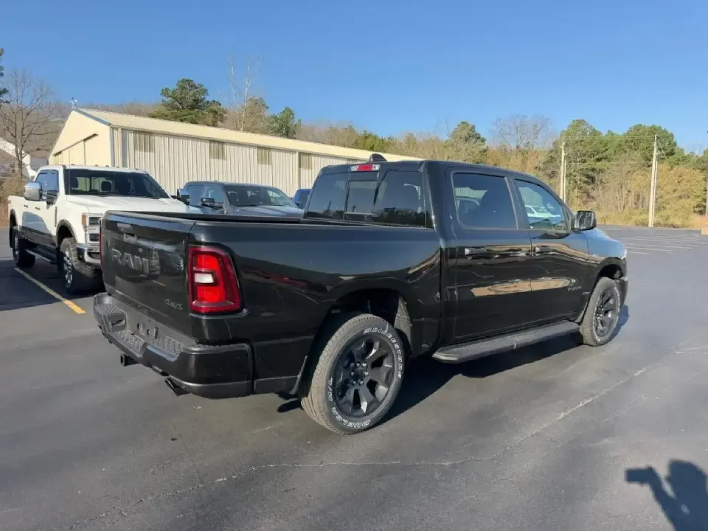 2026 /Diesel Gray/Black Cloth Ram 1500 Express (1C6SRFGT1TN) with an 5.7L engine, located at 970 Woodlawn Dr., Farmington, MO, 63640, (573) 431-7800, 37.825642, -90.468674 - Built for early-morning commutes down Highway 67, hauling gear for weekends at St. Joe State Park, and confidently tackling gravel driveways after a long day-this **2026 Ram 1500 Express** is the kind of truck that fits real-life in Southeast Missouri. With its bold **Black** exterior, practical **C - Photo#2