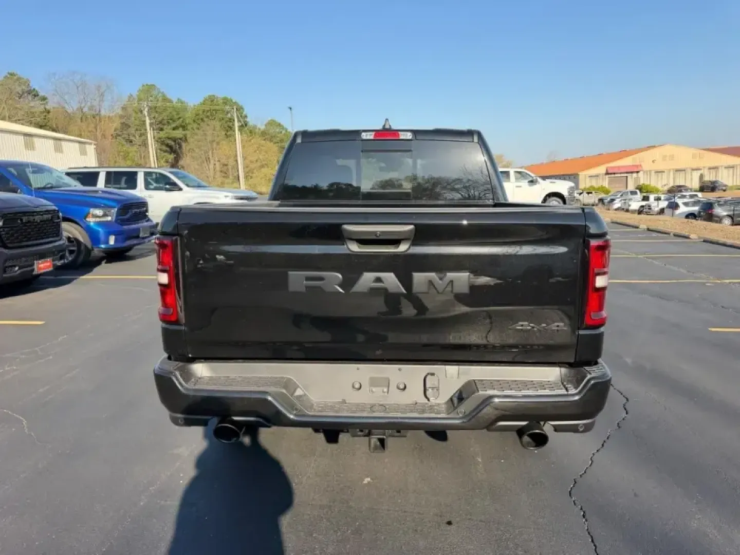 2026 /Diesel Gray/Black Cloth Ram 1500 Express (1C6SRFGT1TN) with an 5.7L engine, located at 970 Woodlawn Dr., Farmington, MO, 63640, (573) 431-7800, 37.825642, -90.468674 - Built for early-morning commutes down Highway 67, hauling gear for weekends at St. Joe State Park, and confidently tackling gravel driveways after a long day-this **2026 Ram 1500 Express** is the kind of truck that fits real-life in Southeast Missouri. With its bold **Black** exterior, practical **C - Photo#3