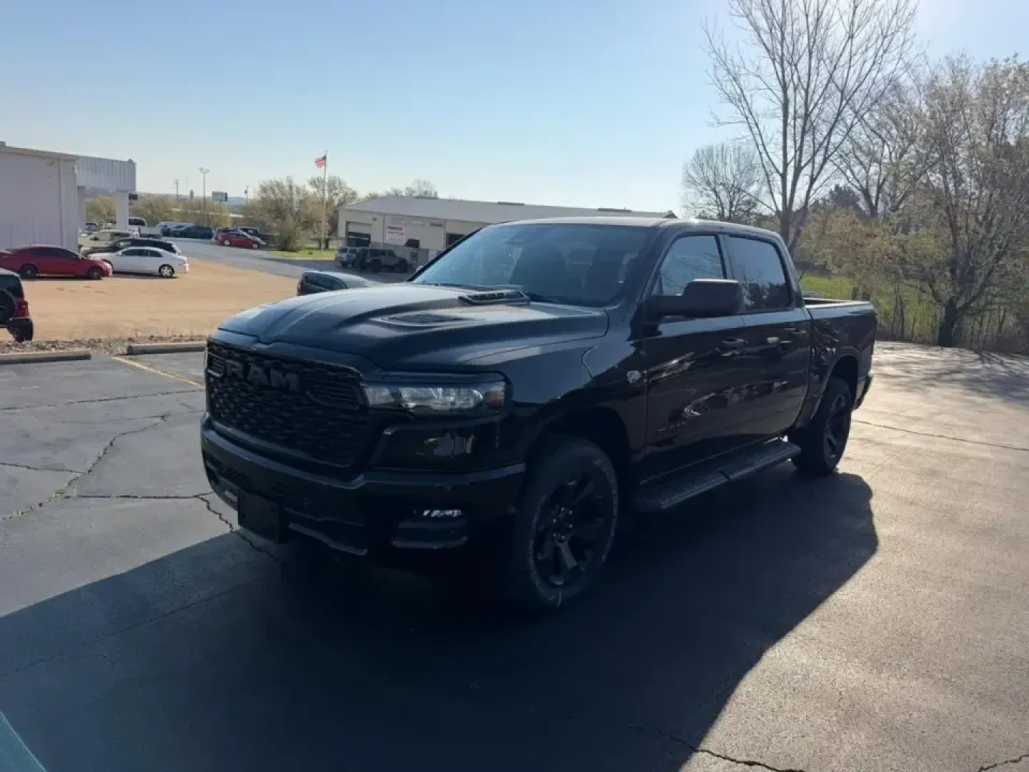 2026 /Diesel Gray/Black Cloth Ram 1500 Express (1C6SRFGT1TN) with an 5.7L engine, located at 970 Woodlawn Dr., Farmington, MO, 63640, (573) 431-7800, 37.825642, -90.468674 - Built for early-morning commutes down Highway 67, hauling gear for weekends at St. Joe State Park, and confidently tackling gravel driveways after a long day-this **2026 Ram 1500 Express** is the kind of truck that fits real-life in Southeast Missouri. With its bold **Black** exterior, practical **C - Photo#6