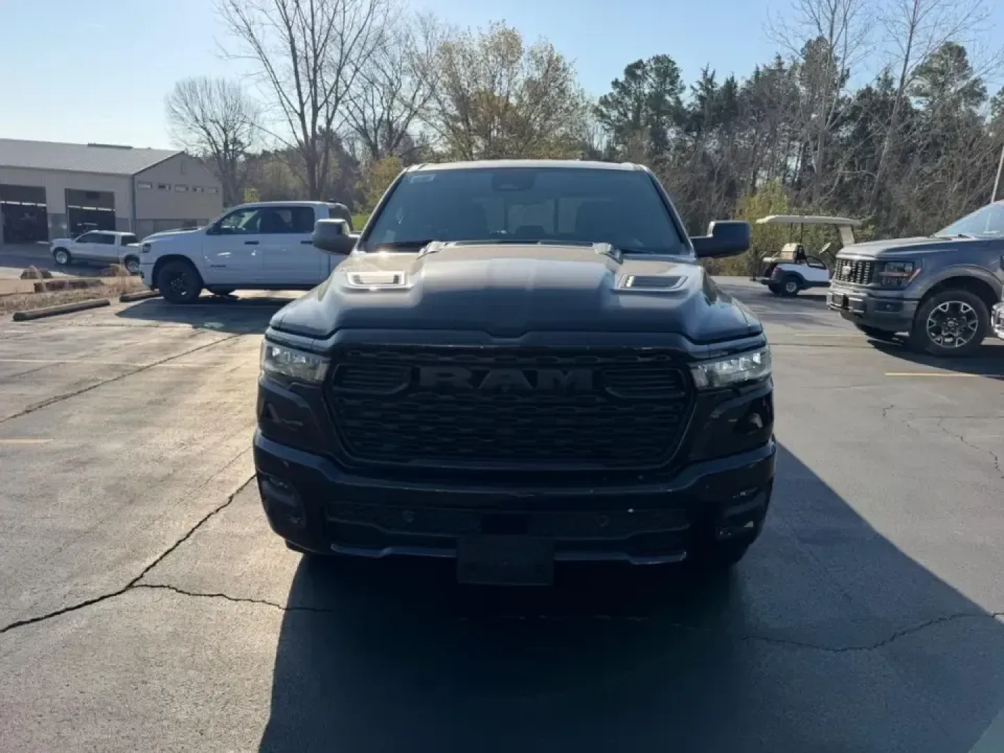 2026 /Diesel Gray/Black Cloth Ram 1500 Express (1C6SRFGT1TN) with an 5.7L engine, located at 970 Woodlawn Dr., Farmington, MO, 63640, (573) 431-7800, 37.825642, -90.468674 - Built for early-morning commutes down Highway 67, hauling gear for weekends at St. Joe State Park, and confidently tackling gravel driveways after a long day-this **2026 Ram 1500 Express** is the kind of truck that fits real-life in Southeast Missouri. With its bold **Black** exterior, practical **C - Photo#7