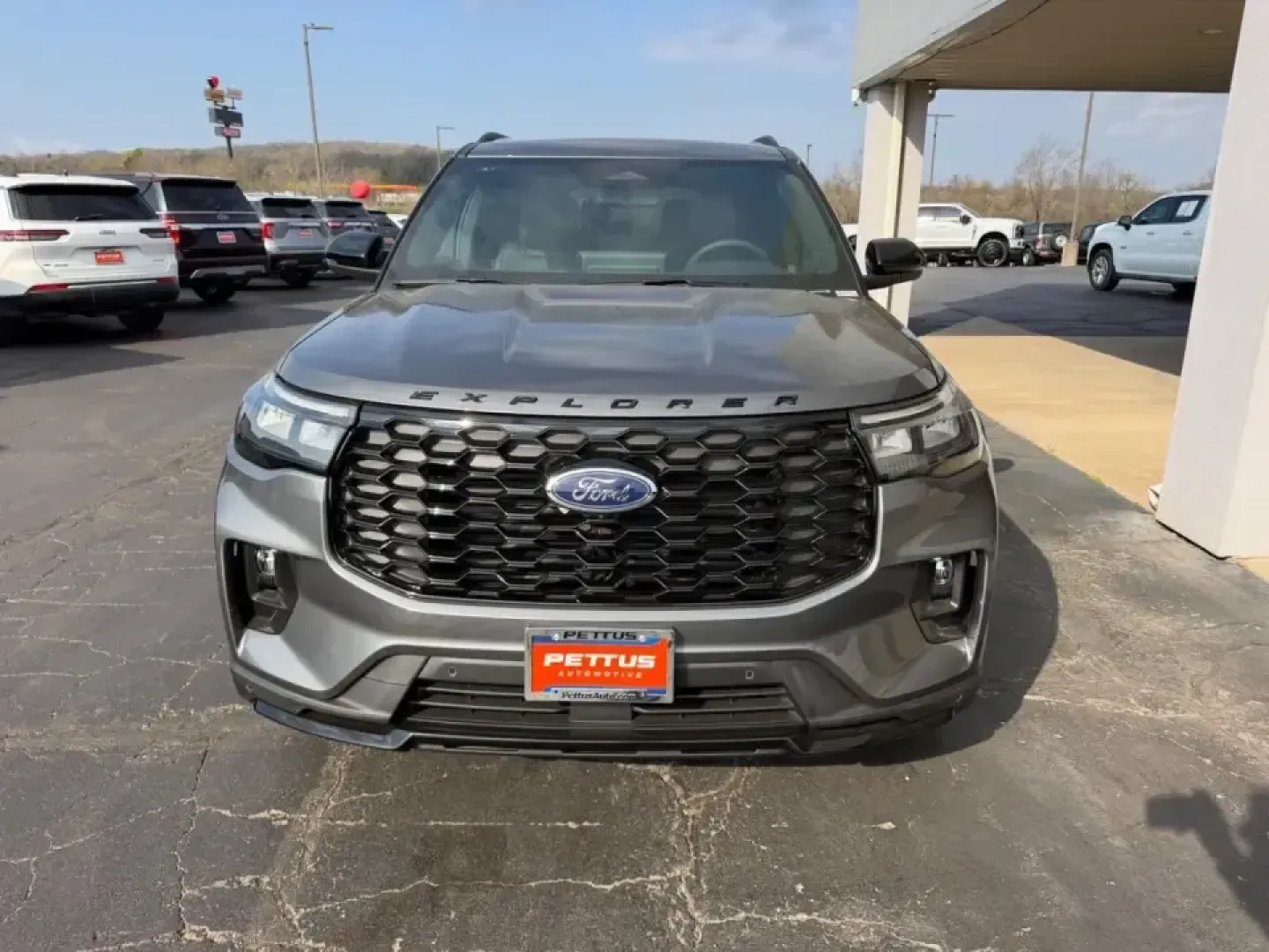 2026 /Onyx Cloth Ford Explorer ST-Line (1FMUK8KH7TG) with an 2.3L EcoBoost I-4 engine, Automatic transmission, located at 141 Commercial Dr, Fredericktown, MO, 63645, (573) 783-6432, 37.570087, -90.320648 - When your weekends bounce between school drop-offs, quick runs down Highway 67, and spontaneous getaways to St. Francois State Park, you need an SUV that feels refined on the commute yet confident when the road turns unpredictable. This 2026 Ford Explorer ST-Line in sleek Gray delivers that do-it-al - Photo#8
