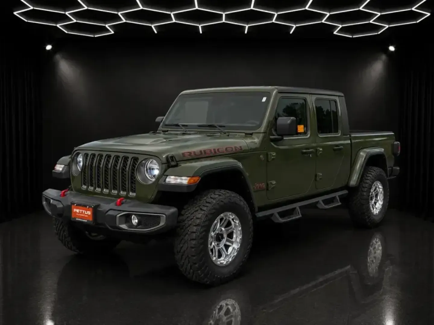 2021 /Black Cloth Jeep Gladiator Rubicon (1C6JJTBG2ML) with an 3.6L V6 24V VVT UPG I engine, Automatic transmission, located at 970 Woodlawn Dr., Farmington, MO, 63640, (573) 431-7800, 37.825642, -90.468674 - Whether your weekends revolve around scouting new trails in the Mark Twain National Forest, towing toys to a lake day, or simply wanting a truck that can handle Farmington's changing seasons with confidence, this **2021 Jeep Gladiator Rubicon 4x4** is built for the lifestyle. With its unmistakable J - Photo#0