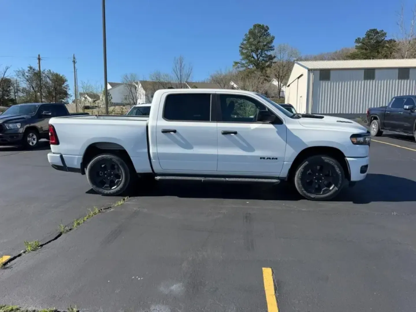 2026 /Diesel Gray/Black Cloth Ram 1500 Express (3C6RRFGG4T4) with an 3.6L V6 24V VVT eTorque UPG I engine, 8A transmission, located at 970 Woodlawn Dr., Farmington, MO, 63640, (573) 431-7800, 37.825642, -90.468674 - Whether you're hauling weekend gear to St. Joe State Park, towing a trailer out toward the Mark Twain National Forest, or simply looking for a confident daily driver that feels at home on Highway 67 and the backroads around St. Francois County, this 2026 Ram 1500 Express 4x4 is built for real-life M - Photo#1