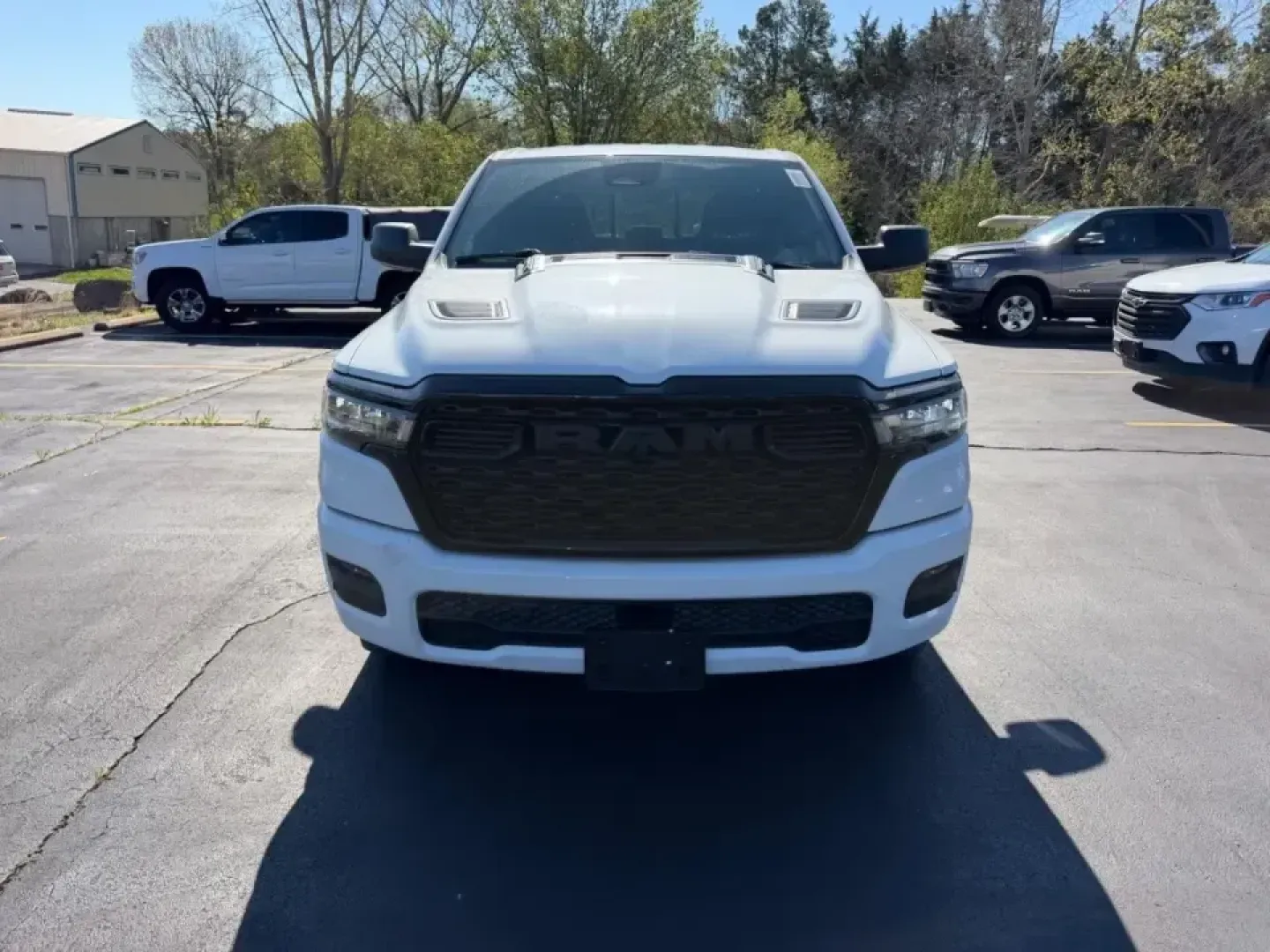 2026 /Diesel Gray/Black Cloth Ram 1500 Express (3C6RRFGG4T4) with an 3.6L V6 24V VVT eTorque UPG I engine, 8A transmission, located at 970 Woodlawn Dr., Farmington, MO, 63640, (573) 431-7800, 37.825642, -90.468674 - Whether you're hauling weekend gear to St. Joe State Park, towing a trailer out toward the Mark Twain National Forest, or simply looking for a confident daily driver that feels at home on Highway 67 and the backroads around St. Francois County, this 2026 Ram 1500 Express 4x4 is built for real-life M - Photo#7