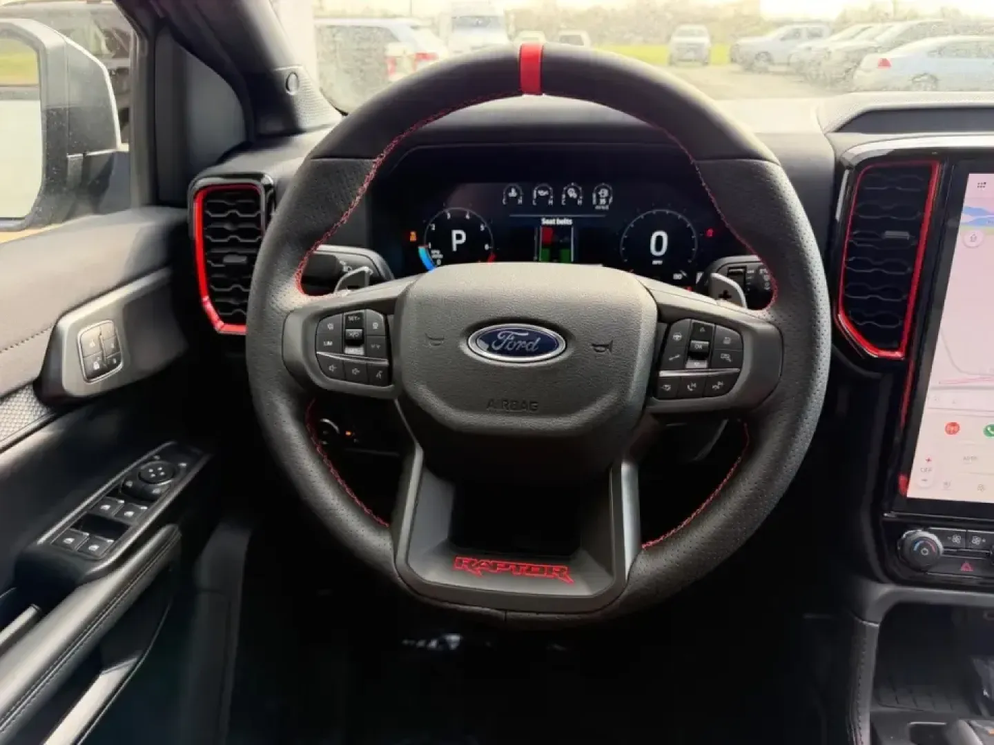 2026 /Ebony Leather Ford Ranger Raptor (1FTER4LR8TL) with an 3.0L EcoBoost V6 engine, Automatic transmission, located at 141 Commercial Dr, Fredericktown, MO, 63645, (573) 783-6432, 37.570087, -90.320648 - Weekend lake runs to Clearwater, hauling gear out toward Mark Twain National Forest, or tackling muddy backroads after a storm-if your lifestyle demands a midsize truck that feels ready for anything, this 2026 Ford Ranger Raptor is built to deliver. With just 5 miles on the odometer, it's an almost- - Photo#10