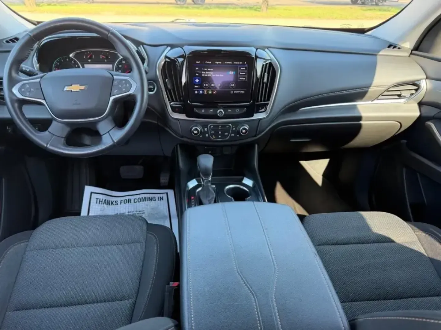 2021 /Jet Black Cloth Chevrolet Traverse LT 1LT (1GNEVGKW1MJ) with an 3.6L V6 / SIDI / VVT engine, Automatic transmission, located at 970 Woodlawn Dr., Farmington, MO, 63640, (573) 431-7800, 37.825642, -90.468674 - Pack up the kids, load the cooler, and point the nose toward weekend fun-this 2021 Chevrolet Traverse LT 1LT is built for real-life family logistics and road-trip comfort, with the confidence of All Wheel Drive for Missouri weather and those last-minute getaways. If you've been searching for a spaci - Photo#12