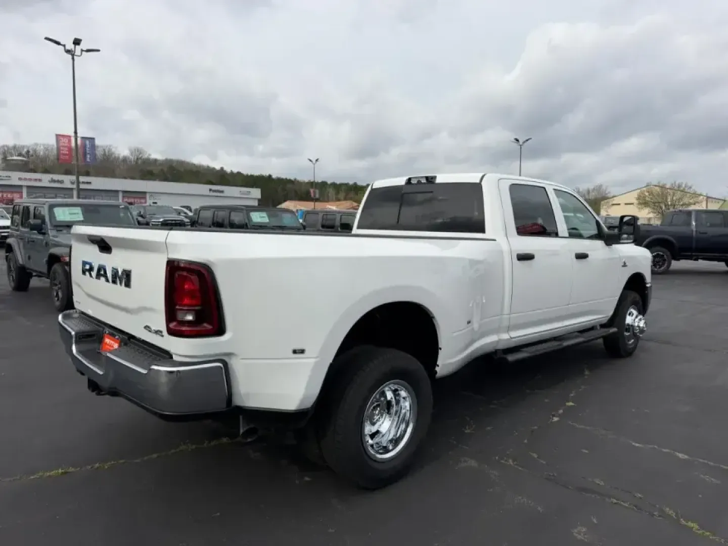 2026 /Diesel Gray/Black Cloth Ram 3500 Tradesman (3C63RRGL4TG) with an Straight 6 Turbocharged Diesel engine, 6A transmission, located at 970 Woodlawn Dr., Farmington, MO, 63640, (573) 431-7800, 37.825642, -90.468674 - Built for the kind of life where the workday doesn't end at 5 and the weekend starts with a trailer hitch, this 2026 Ram 3500 Tradesman is the heavy-duty partner for hauling, towing, and getting confidently through Missouri backroads year-round. Whether you're a contractor heading out before sunrise - Photo#2