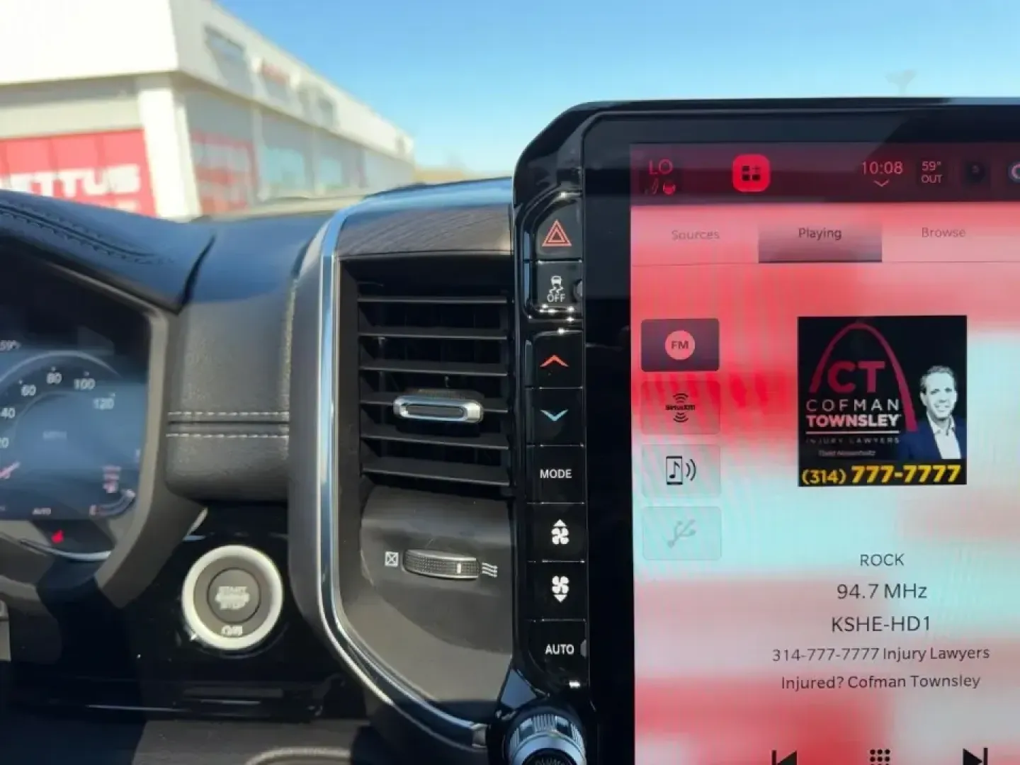 2026 /Black Leather Ram 1500 Laramie (1C6SRFJT0TN) with an 5.7L engine, Automatic transmission, located at 970 Woodlawn Dr., Farmington, MO, 63640, (573) 431-7800, 37.825642, -90.468674 - Whether your weekends revolve around pulling a boat toward St. Joe State Park, hauling supplies for a home project, or cruising comfortably between Farmington and St. Louis on Highway 67, this truck is built for real-life Missouri driving. The 2026 Ram 1500 Laramie in bold Forged Red delivers the ki - Photo#15