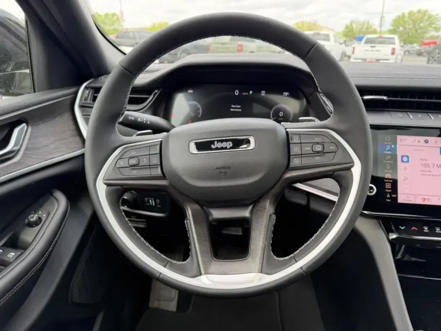2026 /Global Black Suede Jeep Grand Cherokee Laredo Altitude (1C4RJHAR7TC) with an 2.0L engine, 8A transmission, located at 970 Woodlawn Dr., Farmington, MO, 63640, (573) 431-7800, 37.825642, -90.468674 - Whether your weekends revolve around family road trips to St. Joe State Park, daily commutes up Highway 67, or spontaneous gravel-road getaways through the Ozark foothills, this 2026 Jeep Grand Cherokee Laredo Altitude is built to make every mile feel effortless-and confident. With only 5 miles on t - Photo#12
