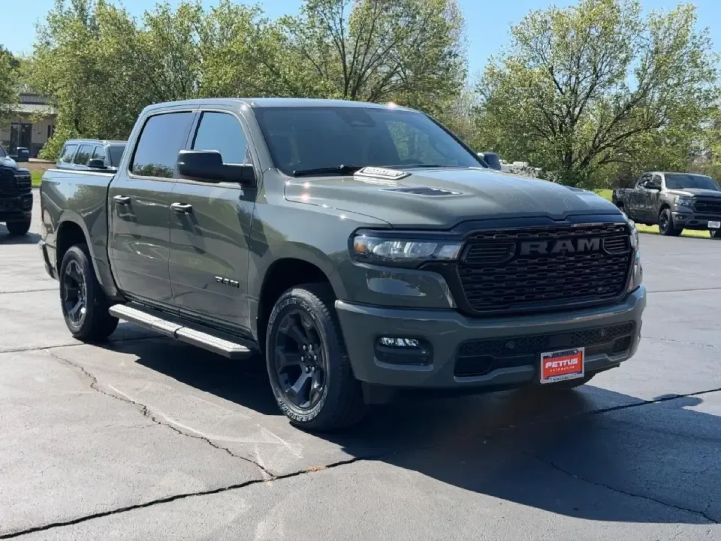 2026 /Diesel Gray/Black Cloth Ram 1500 Express (1C6RRFGG0TN) with an 3.6L V6 24V VVT eTorque UPG I engine, 8A transmission, located at 970 Woodlawn Dr., Farmington, MO, 63640, (573) 431-7800, 37.825642, -90.468674 - Whether you're hauling weekend project supplies, towing the boat for a getaway, or simply upgrading your daily commute with a truck that feels confident in every season, the 2026 Ram 1500 Express is built for real-life Missouri driving. With only **11 miles**, this nearly-new pickup delivers that fr - Photo#0