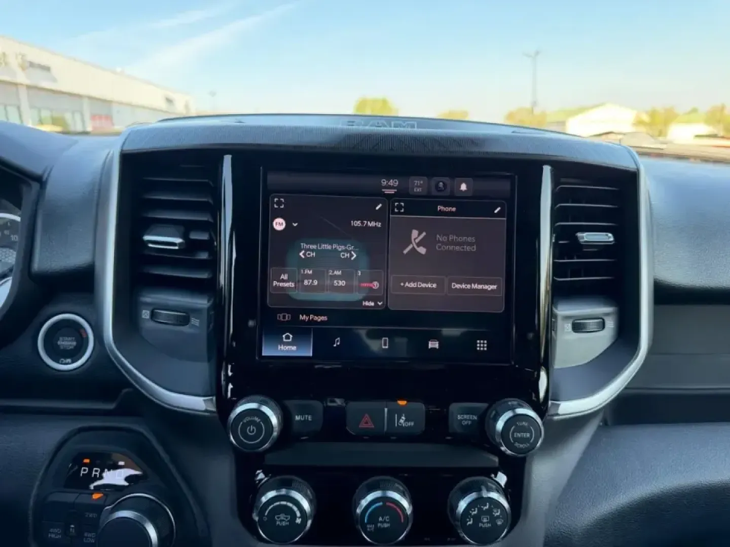 2026 /Diesel Gray/Black Cloth Ram 1500 Express (1C6RRFGG0TN) with an 3.6L V6 24V VVT eTorque UPG I engine, 8A transmission, located at 970 Woodlawn Dr., Farmington, MO, 63640, (573) 431-7800, 37.825642, -90.468674 - Whether you're hauling weekend project supplies, towing the boat for a getaway, or simply upgrading your daily commute with a truck that feels confident in every season, the 2026 Ram 1500 Express is built for real-life Missouri driving. With only **11 miles**, this nearly-new pickup delivers that fr - Photo#13