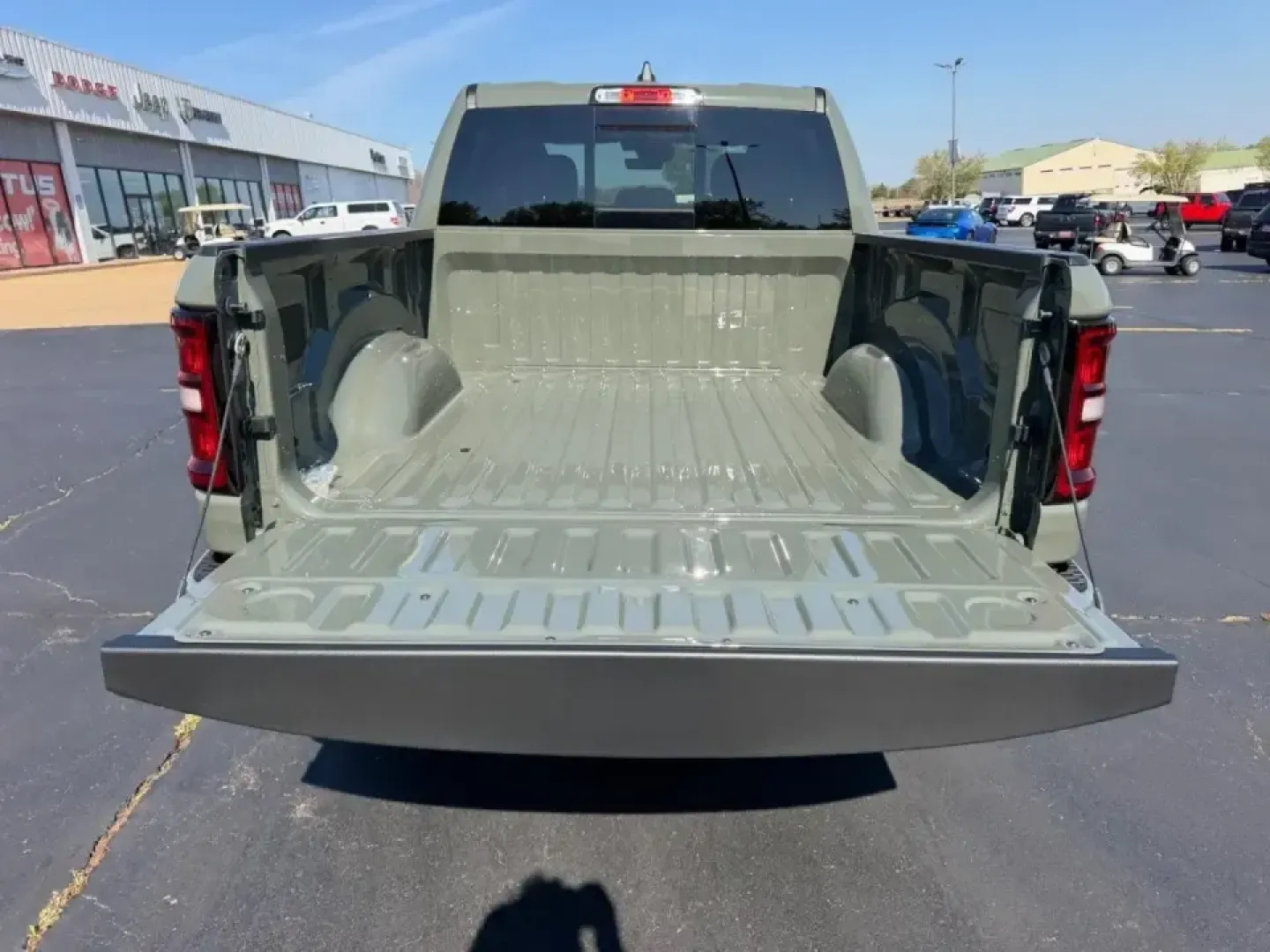 2026 /Diesel Gray/Black Cloth Ram 1500 Express (1C6RRFGG0TN) with an 3.6L V6 24V VVT eTorque UPG I engine, 8A transmission, located at 970 Woodlawn Dr., Farmington, MO, 63640, (573) 431-7800, 37.825642, -90.468674 - Whether you're hauling weekend project supplies, towing the boat for a getaway, or simply upgrading your daily commute with a truck that feels confident in every season, the 2026 Ram 1500 Express is built for real-life Missouri driving. With only **11 miles**, this nearly-new pickup delivers that fr - Photo#4
