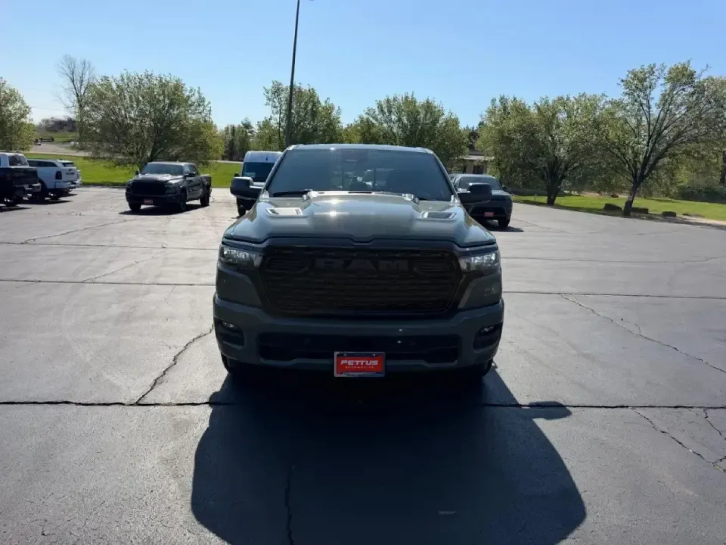 2026 /Diesel Gray/Black Cloth Ram 1500 Express (1C6RRFGG0TN) with an 3.6L V6 24V VVT eTorque UPG I engine, 8A transmission, located at 970 Woodlawn Dr., Farmington, MO, 63640, (573) 431-7800, 37.825642, -90.468674 - Whether you're hauling weekend project supplies, towing the boat for a getaway, or simply upgrading your daily commute with a truck that feels confident in every season, the 2026 Ram 1500 Express is built for real-life Missouri driving. With only **11 miles**, this nearly-new pickup delivers that fr - Photo#7