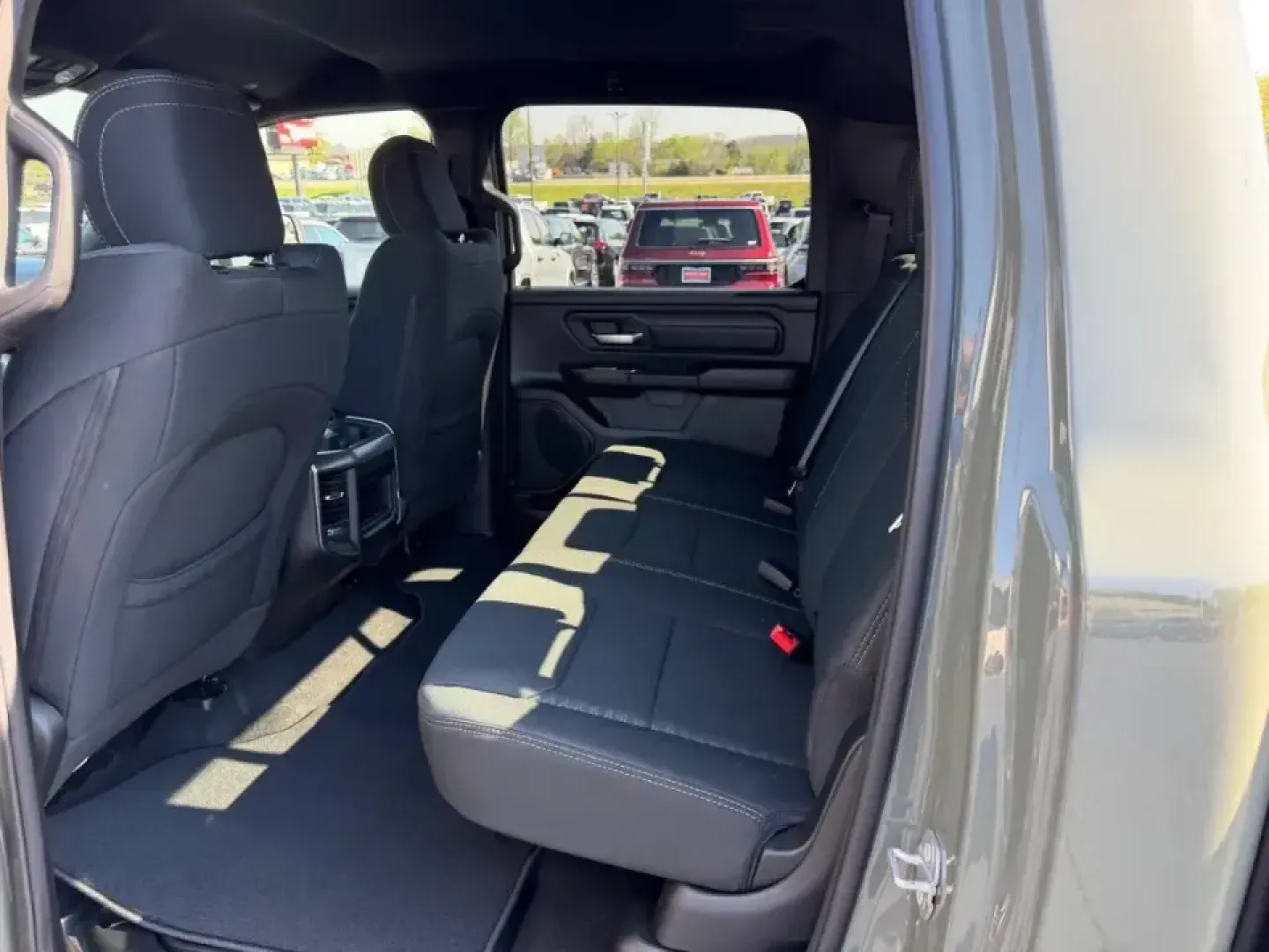 2026 /Diesel Gray/Black Cloth Ram 1500 Express (1C6RRFGG0TN) with an 3.6L V6 24V VVT eTorque UPG I engine, 8A transmission, located at 970 Woodlawn Dr., Farmington, MO, 63640, (573) 431-7800, 37.825642, -90.468674 - Whether you're hauling weekend project supplies, towing the boat for a getaway, or simply upgrading your daily commute with a truck that feels confident in every season, the 2026 Ram 1500 Express is built for real-life Missouri driving. With only **11 miles**, this nearly-new pickup delivers that fr - Photo#8