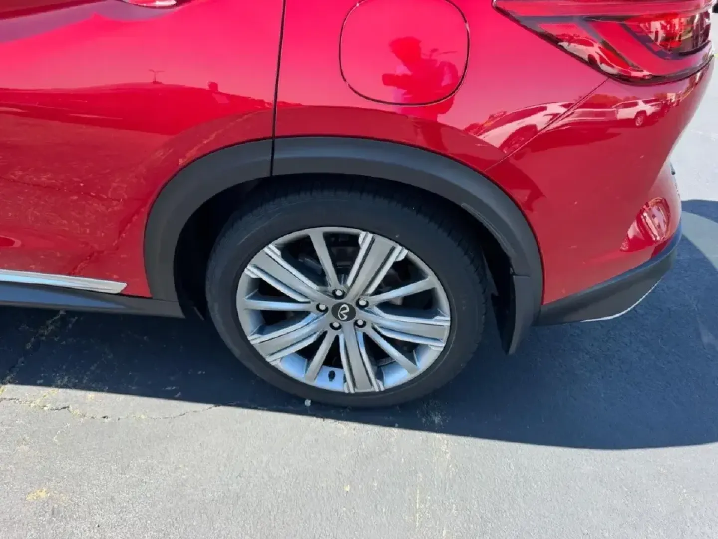 2021 /Wheat/Black Leather Infiniti QX50 SENSORY (3PCAJ5CB4MF) with an 2.0L VC-Turbo I4 engine, Automatic transmission, located at 970 Woodlawn Dr., Farmington, MO, 63640, (573) 431-7800, 37.825642, -90.468674 - Make every mile feel like a mini getaway-whether you're commuting from Farmington to St. Louis for work, running kids between school and practice, or packing up for a weekend at St. Joe State Park. This 2021 INFINITI QX50 Sensory AWD blends premium comfort with everyday practicality, making it a sma - Photo#7