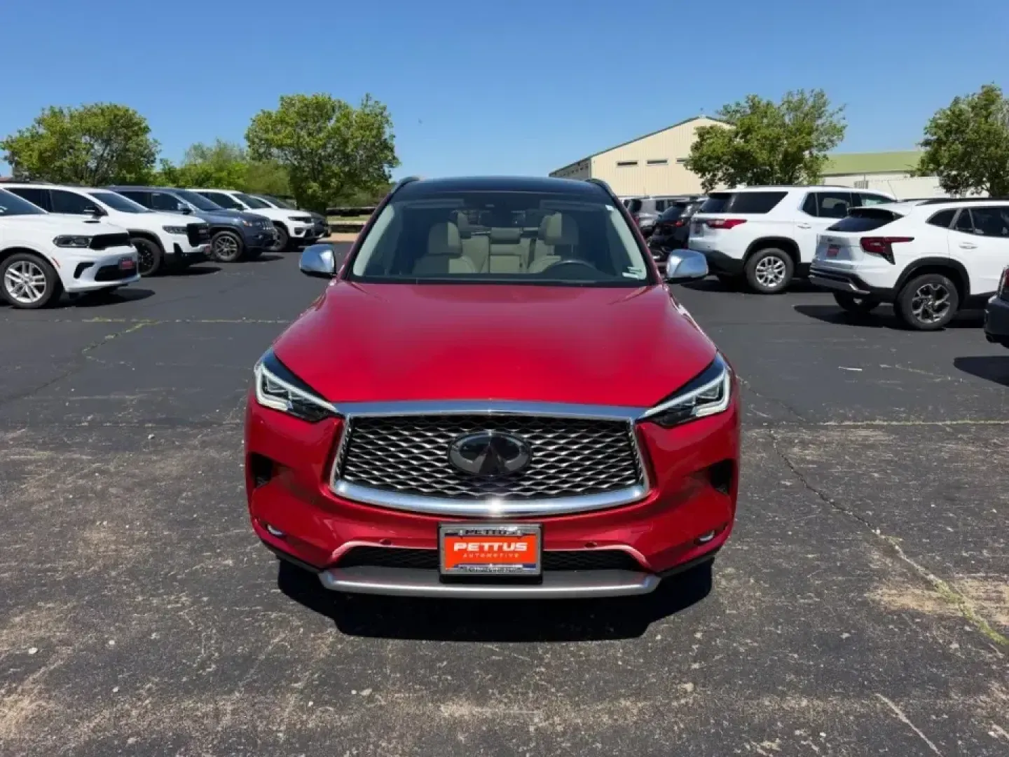 2021 /Wheat/Black Leather Infiniti QX50 SENSORY (3PCAJ5CB4MF) with an 2.0L VC-Turbo I4 engine, Automatic transmission, located at 970 Woodlawn Dr., Farmington, MO, 63640, (573) 431-7800, 37.825642, -90.468674 - Make every mile feel like a mini getaway-whether you're commuting from Farmington to St. Louis for work, running kids between school and practice, or packing up for a weekend at St. Joe State Park. This 2021 INFINITI QX50 Sensory AWD blends premium comfort with everyday practicality, making it a sma - Photo#8