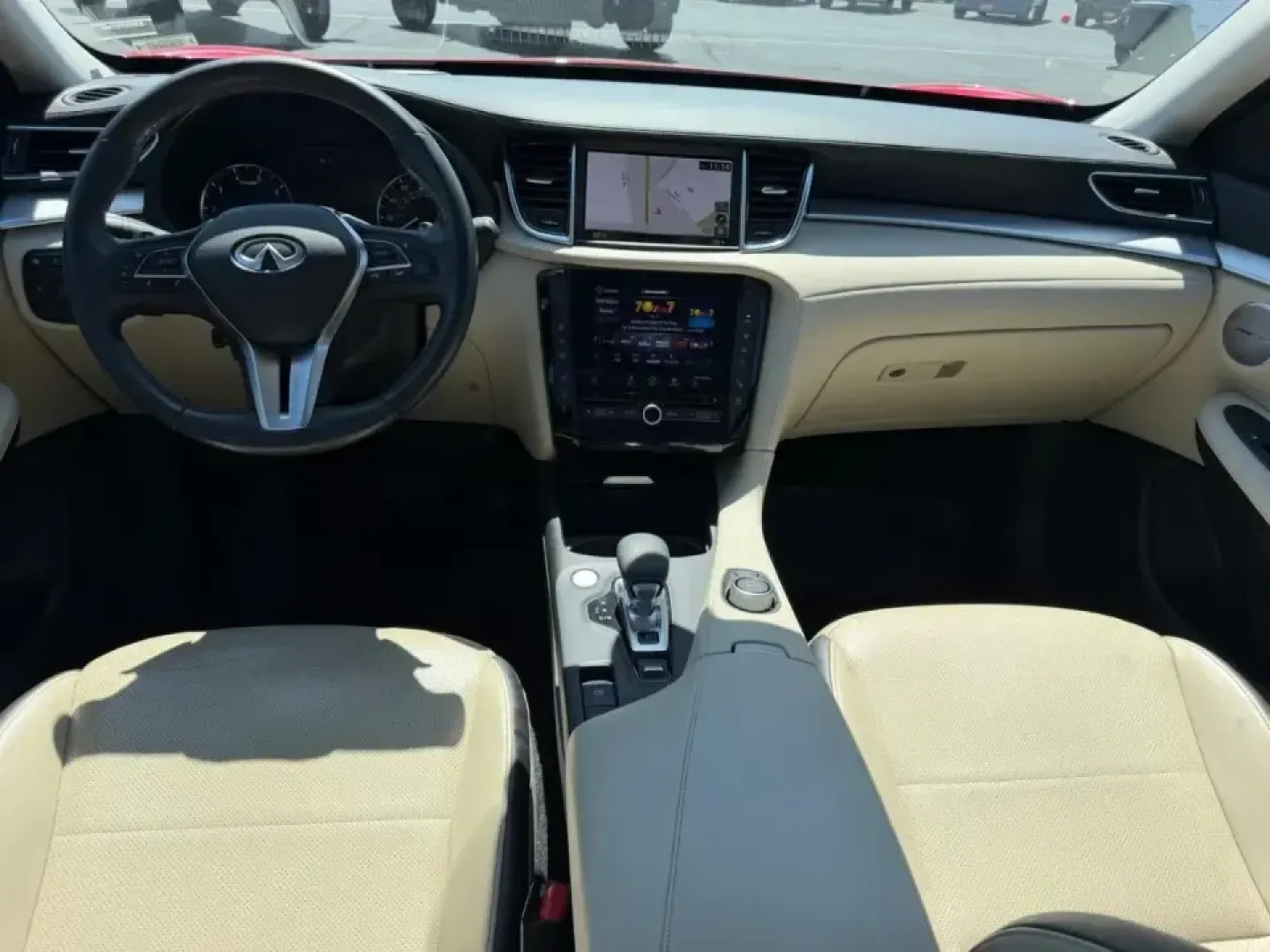 2021 /Wheat/Black Leather Infiniti QX50 SENSORY (3PCAJ5CB4MF) with an 2.0L VC-Turbo I4 engine, Automatic transmission, located at 970 Woodlawn Dr., Farmington, MO, 63640, (573) 431-7800, 37.825642, -90.468674 - Make every mile feel like a mini getaway-whether you're commuting from Farmington to St. Louis for work, running kids between school and practice, or packing up for a weekend at St. Joe State Park. This 2021 INFINITI QX50 Sensory AWD blends premium comfort with everyday practicality, making it a sma - Photo#11