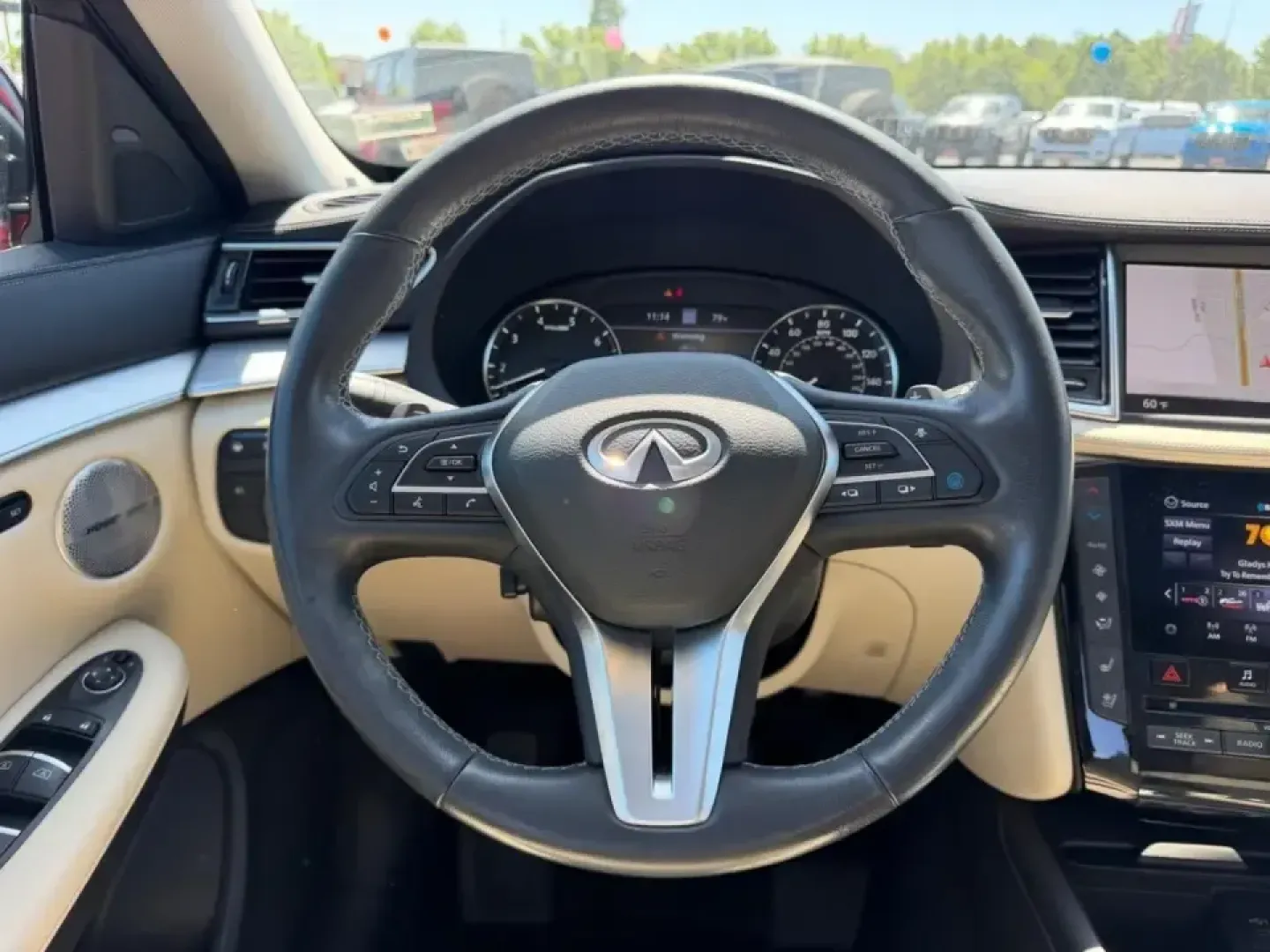 2021 /Wheat/Black Leather Infiniti QX50 SENSORY (3PCAJ5CB4MF) with an 2.0L VC-Turbo I4 engine, Automatic transmission, located at 970 Woodlawn Dr., Farmington, MO, 63640, (573) 431-7800, 37.825642, -90.468674 - Make every mile feel like a mini getaway-whether you're commuting from Farmington to St. Louis for work, running kids between school and practice, or packing up for a weekend at St. Joe State Park. This 2021 INFINITI QX50 Sensory AWD blends premium comfort with everyday practicality, making it a sma - Photo#12