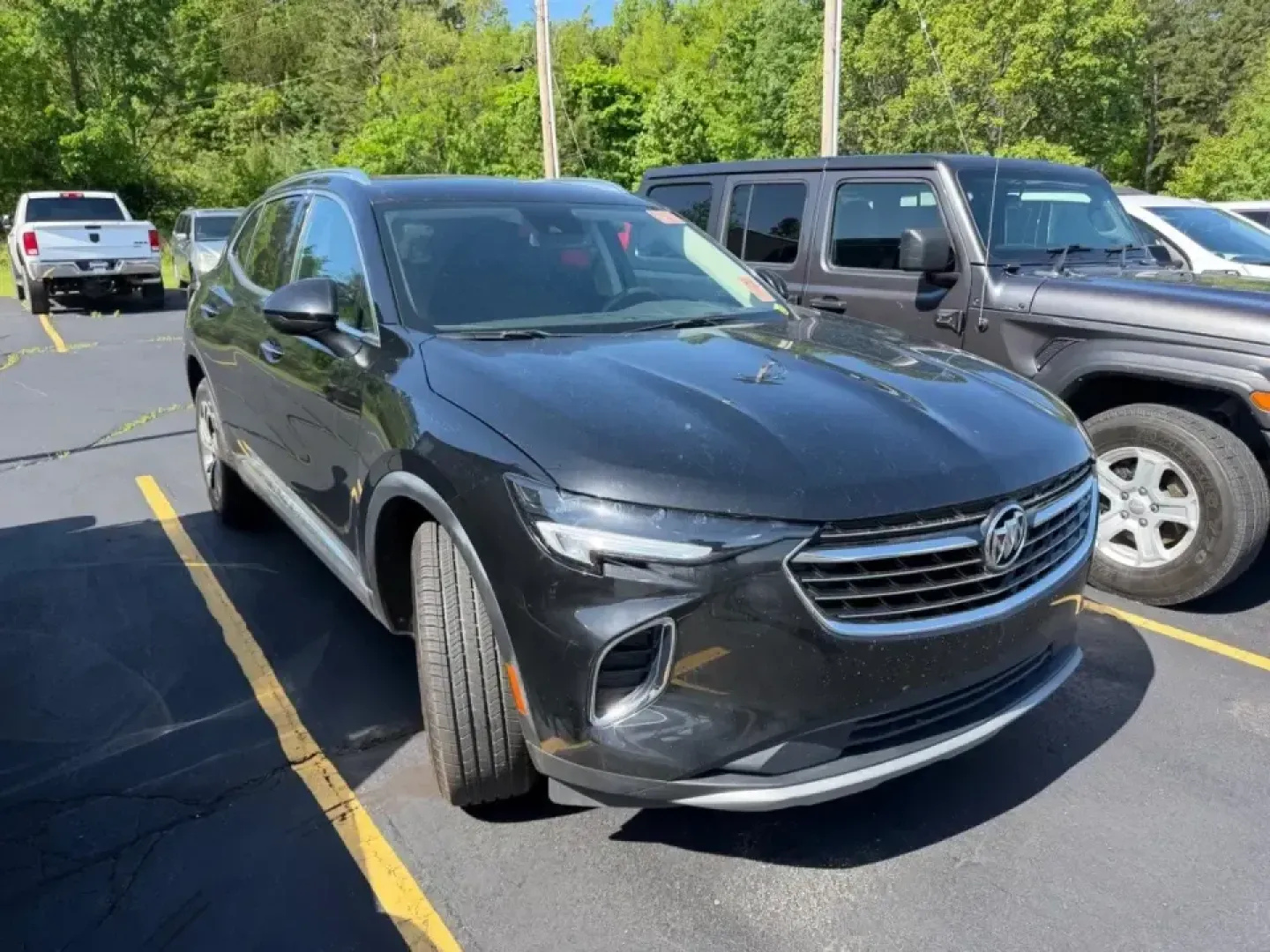 2023 /Ebony seats Leather Buick Envision Essence (LRBFZNR42PD) with an 2.0L Turbo / 4-cylinder / SIDI engine, Automatic transmission, located at 970 Woodlawn Dr., Farmington, MO, 63640, (573) 431-7800, 37.825642, -90.468674 - Planning a weekend escape to St. Joe State Park, an easy commute up US-67, or a comfortable daily run between Farmington and the surrounding communities? This 2023 Buick Envision Essence is the kind of SUV that fits real life-quiet, confident, and polished enough for date night downtown while still - Photo#1