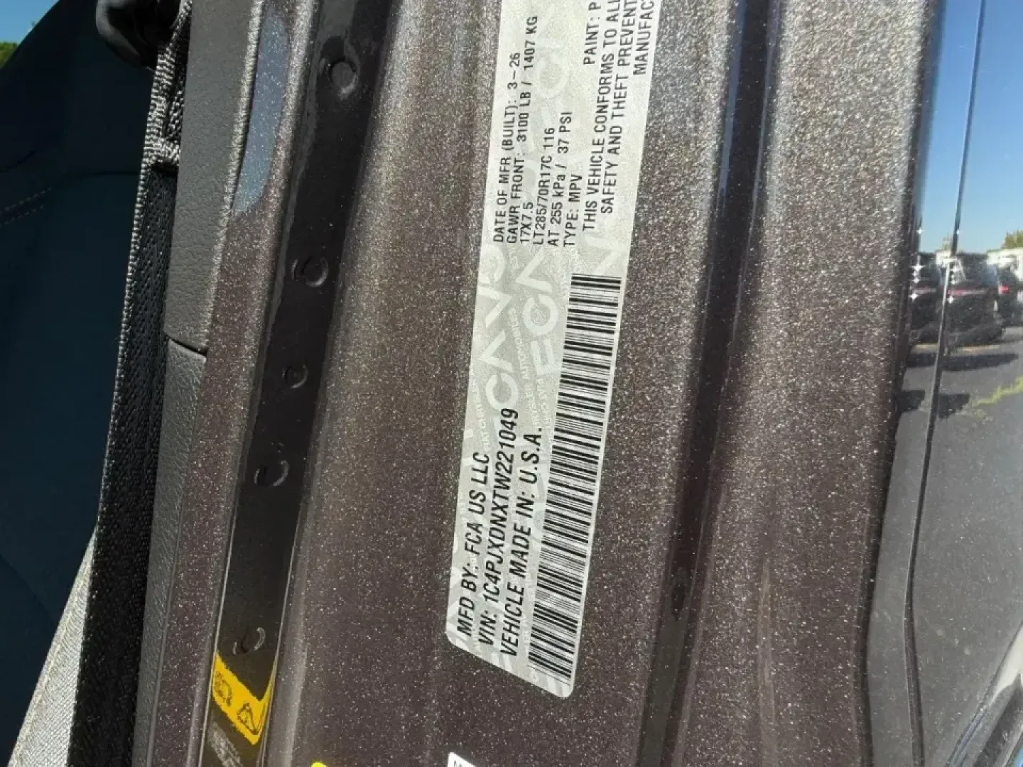 2026 /Black Cloth Jeep Wrangler Willys (1C4PJXDNXTW) with an 2.0L engine, 6M transmission, located at 970 Woodlawn Dr., Farmington, MO, 63640, (573) 431-7800, 37.825642, -90.468674 - Weekend trail runs at St. Joe State Park, a top-down cruise through downtown Farmington, or a confident commute out toward Park Hills and Bonne Terre-this 2026 Jeep Wrangler Sport is built for the kind of life that doesn't stay on pavement. With only **5 miles** on the odometer, it delivers that new - Photo#21