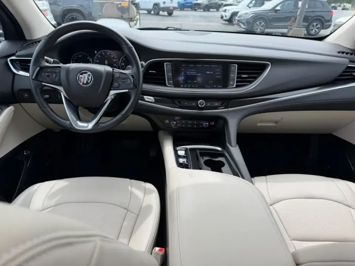 2022 /Whisper Beige seats with Ebony interior accents Le Buick Enclave Premium Group (5GAEVBKWXNJ) with an 3.6L V6 engine, Automatic transmission, located at 970 Woodlawn Dr., Farmington, MO, 63640, (573) 431-7800, 37.825642, -90.468674 - Make every day feel like a first-class road trip in a three-row SUV that's ready for school runs, long commutes, and weekend escapes to the Ozarks. This **2022 Buick Enclave Premium Group** delivers the kind of quiet comfort, confident traction, and family-friendly space that fits life in and around - Photo#13