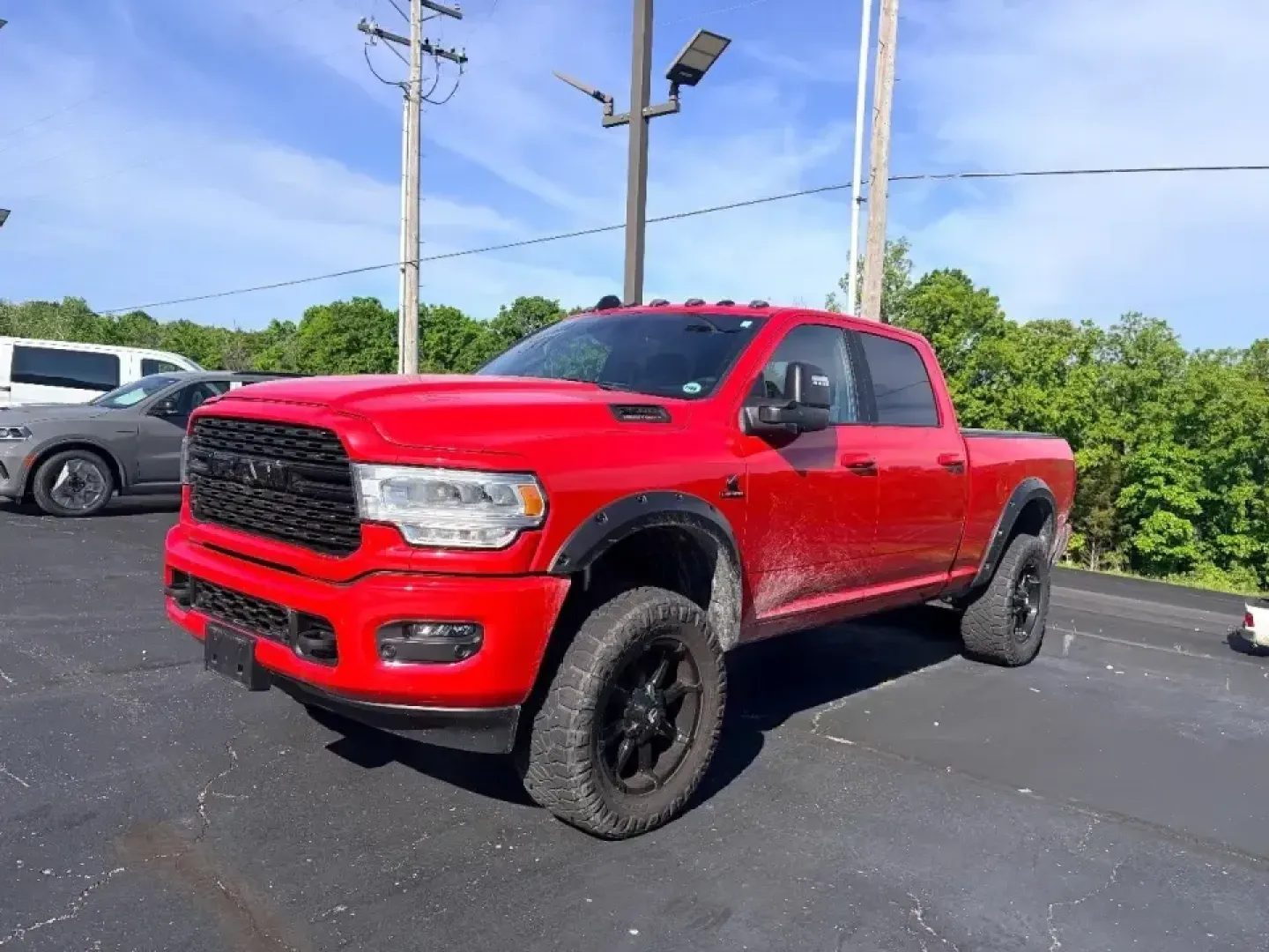 2024 /Black Ram 2500 Big Horn (3C6UR5DL5RG) with an 6.7L L6 OHV 24V TURBO DIESEL engine, 6A transmission, located at 12830 Highway 21, De Soto, MO, 63020, (636) 337-7777, 38.153099, -90.573624 - Work hard all week and still want a truck that's ready for lake weekends, jobsite mornings, and winter backroads without breaking a sweat? This **2024 Ram 2500 Big Horn Crew Cab 4x4** in bold **red** is built for Missouri life-whether you're hauling gear for a weekend at **Washington State Park**, t - Photo#2