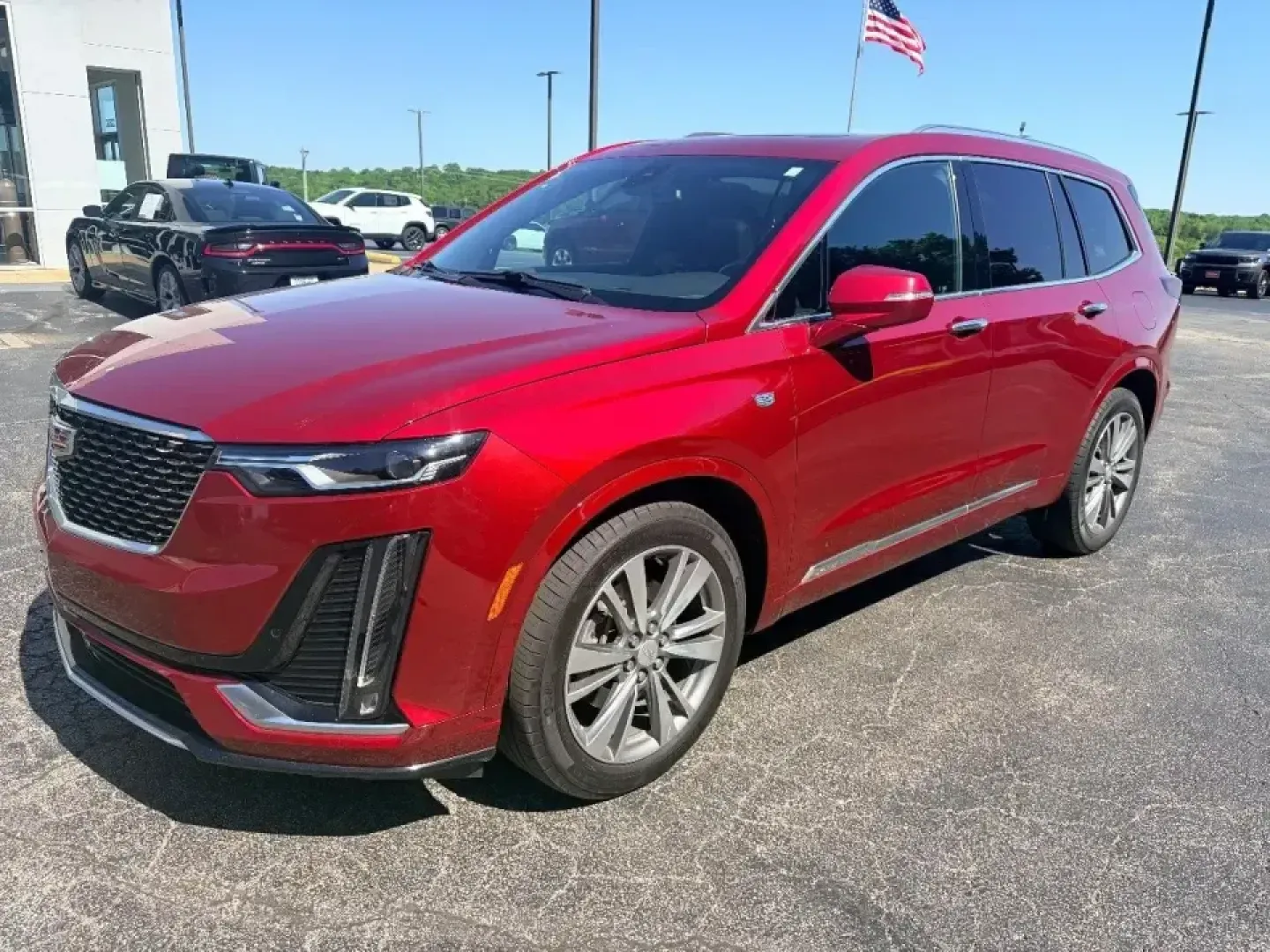 2020 /Black Cadillac XT6 Premium Luxury (1GYKPCRS4LZ) with an 3.6L V6 DOHC 24V engine, 9A transmission, located at 12830 Highway 21, De Soto, MO, 63020, (636) 337-7777, 38.153099, -90.573624 - Road-trip ready comfort with third-row flexibility-this 2020 Cadillac XT6 Premium Luxury is built for families, busy professionals, and anyone who wants a refined SUV that can handle weekday carpools and weekend getaways with equal ease. Picture loading up for a day at Washington State Park, catchin - Photo#0
