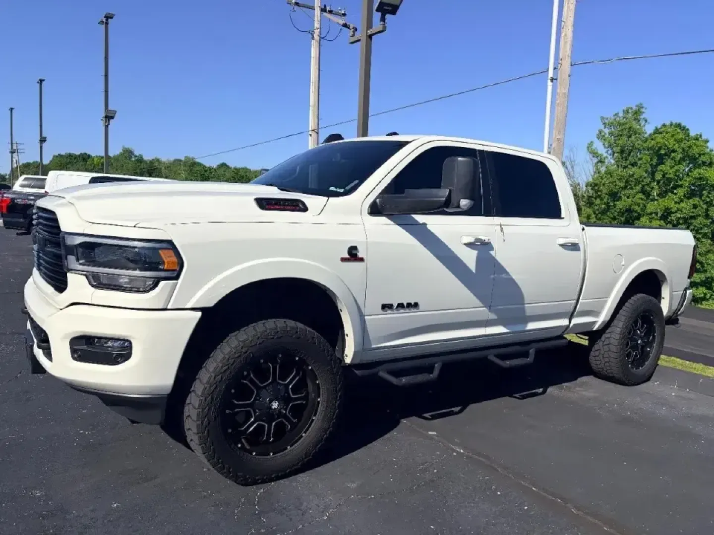 2021 /Black Ram 2500 Laramie (3C6UR5FLXMG) with an 6.7L L6 OHV 24V TURBO DIESEL engine, 6A transmission, located at 12830 Highway 21, De Soto, MO, 63020, (636) 337-7777, 38.153099, -90.573624 - If your weekends involve hauling a camper to Washington State Park, towing a trailer out toward the Mark Twain National Forest, or simply powering through long commutes on Highway 21 and I-55, this truck fits the lifestyle. This **2021 Ram 2500 Laramie** is built for drivers who want heavy-duty capa - Photo#0