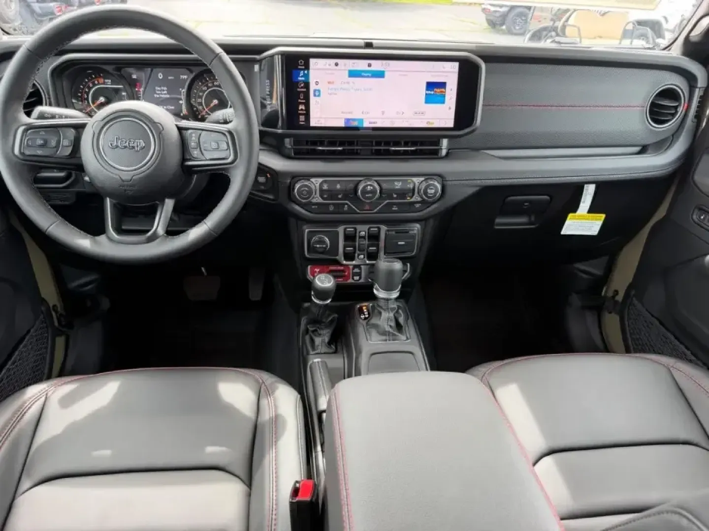 2026 /Black Leather Jeep Gladiator Rubicon (1C6RJTBG1TL) with an 3.6L V6 engine, 6M transmission, located at 970 Woodlawn Dr., Farmington, MO, 63640, (573) 431-7800, 37.825642, -90.468674 - Weekend trail runs at St. Joe State Park, a kayak launch at Farmington Lake, or a workweek that demands a truck that can handle gravel roads and highway miles-this 2026 Jeep Gladiator Rubicon is built for the kind of Missouri lifestyle that doesn't stay parked. With only 5 miles on the odometer, it - Photo#9