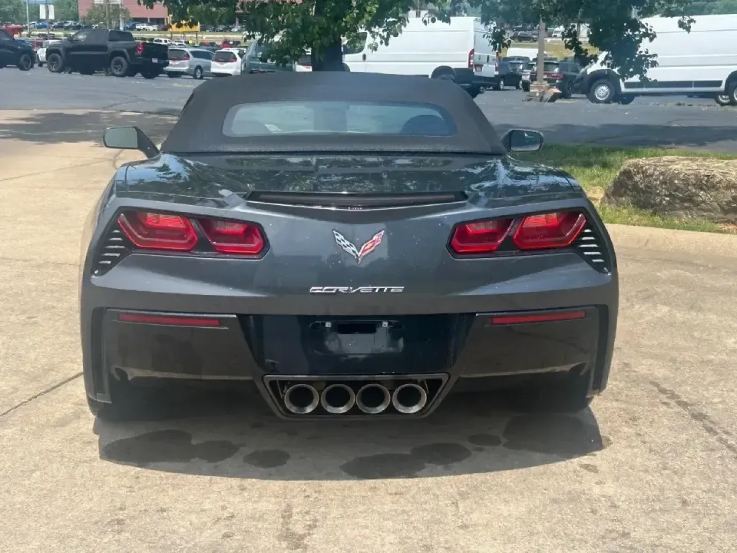 2014 /Black Chevrolet Corvette Stingray Base 3LT (1G1YF3D74E5) with an Other engine, Automatic transmission, located at 970 Woodlawn Dr., Farmington, MO, 63640, (573) 431-7800, 37.825642, -90.468674 - Top-down sunsets on Highway 67, a quick escape to St. Joe State Park, or a Friday-night cruise through downtown Farmington-this 2014 Chevrolet Corvette Stingray Convertible was made for drivers who want their commute to feel like a mini road trip. With its sleek Cyber Gray Metallic exterior and Jet - Photo#5
