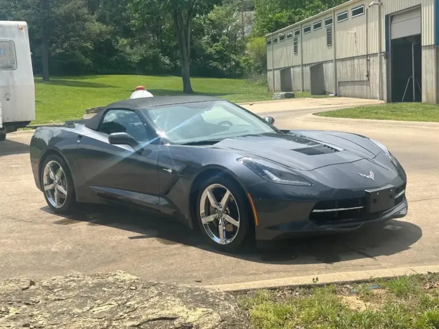 2014 /Black Chevrolet Corvette Stingray Base 3LT (1G1YF3D74E5) with an Other engine, Automatic transmission, located at 970 Woodlawn Dr., Farmington, MO, 63640, (573) 431-7800, 37.825642, -90.468674 - Top-down sunsets on Highway 67, a quick escape to St. Joe State Park, or a Friday-night cruise through downtown Farmington-this 2014 Chevrolet Corvette Stingray Convertible was made for drivers who want their commute to feel like a mini road trip. With its sleek Cyber Gray Metallic exterior and Jet - Photo#8