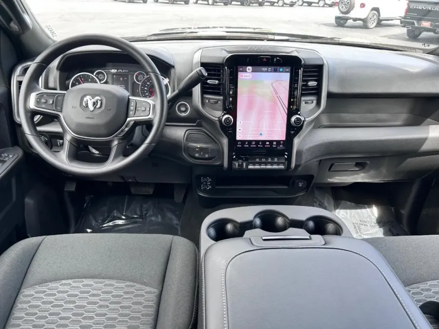 2025 /Diesel Gray/Black Cloth Ram 2500 Tradesman (3C63R5CL1SG) with an Straight 6 Turbocharged Diesel engine, located at 970 Woodlawn Dr., Farmington, MO, 63640, (573) 431-7800, 37.825642, -90.468674 - Discover the perfect blend of power and comfort with the 2025 Ram 2500 Tradesman, designed specifically for those who demand performance without sacrificing style. Whether you're navigating through the bustling streets of Farmington or embarking on a weekend adventure, this truck is equipped to hand - Photo#9